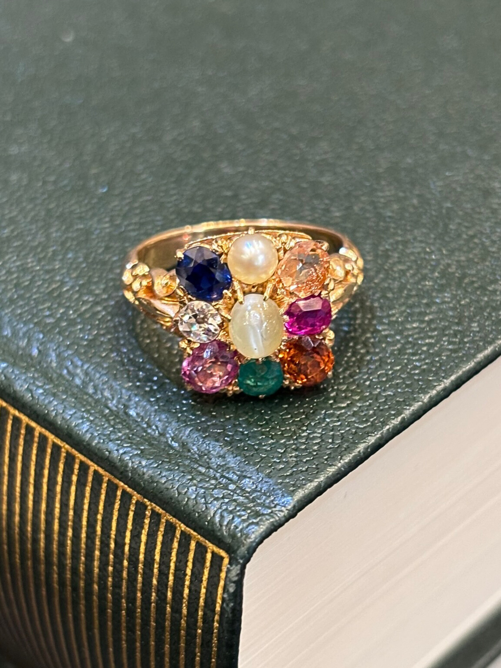RARE Acrostic Ring Multi-Gemstone Ring