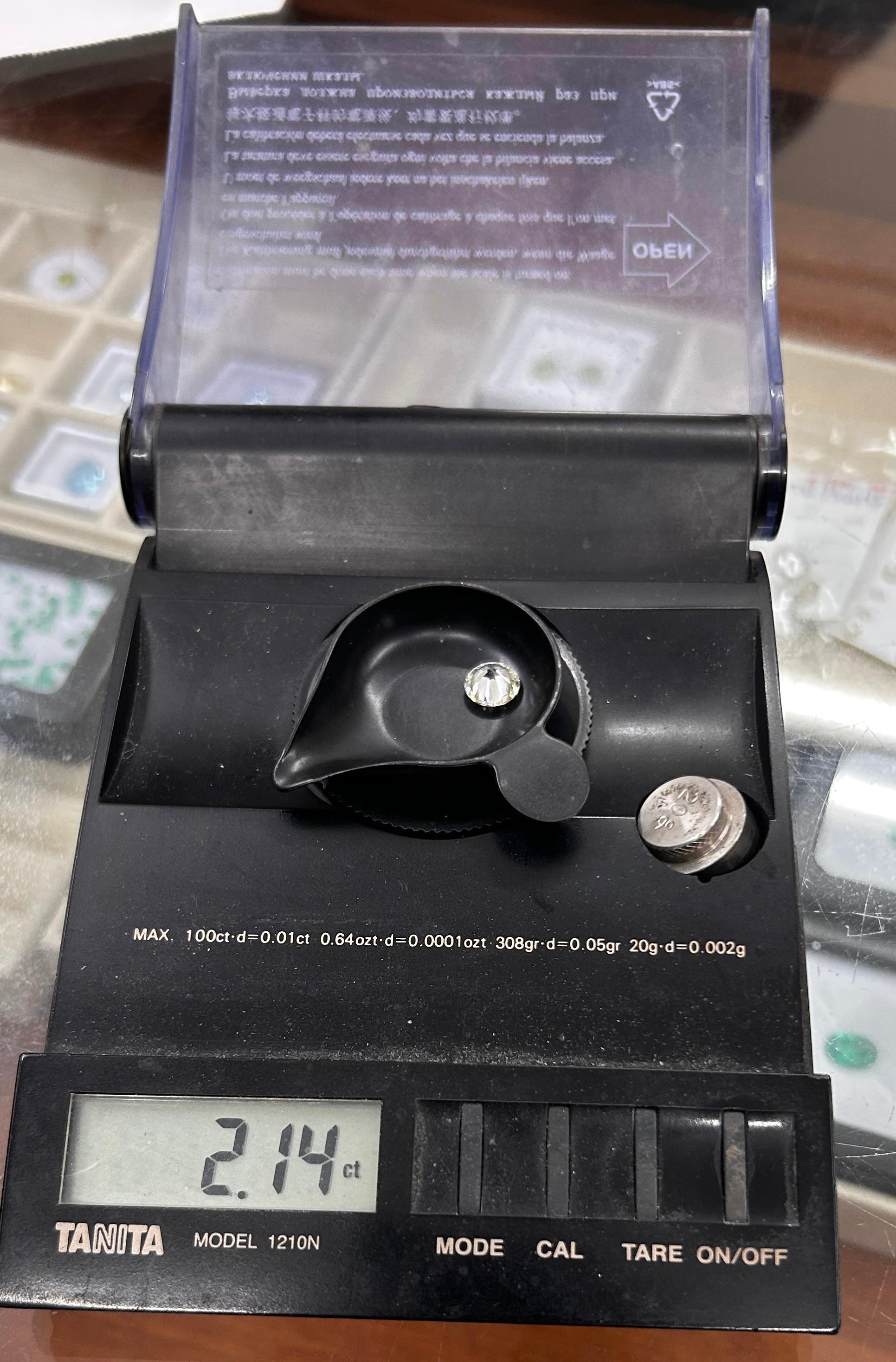 2.14ct Old European Diamond "Bow-Tie" Engagement Ring