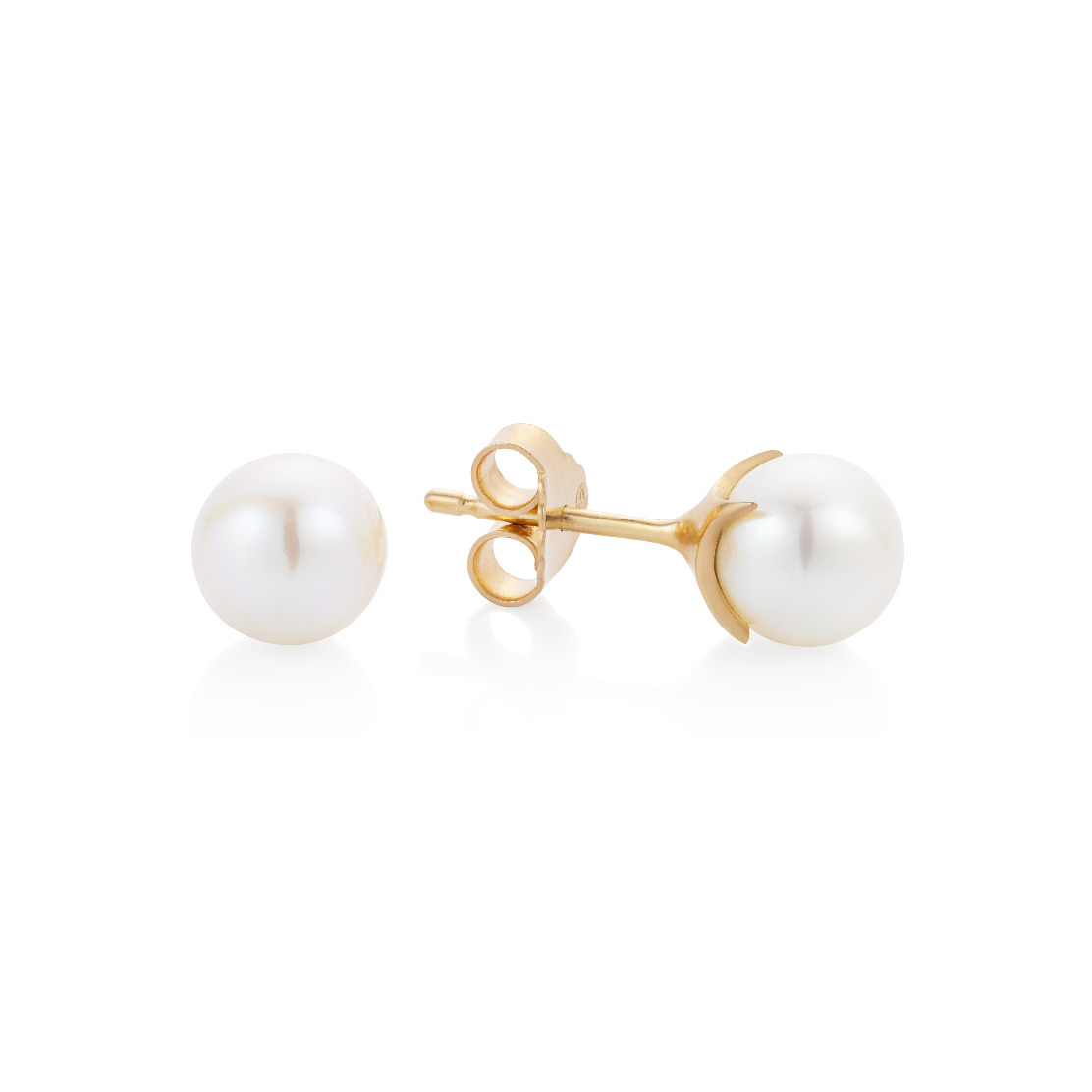 6mm Round Pearl Earring studs