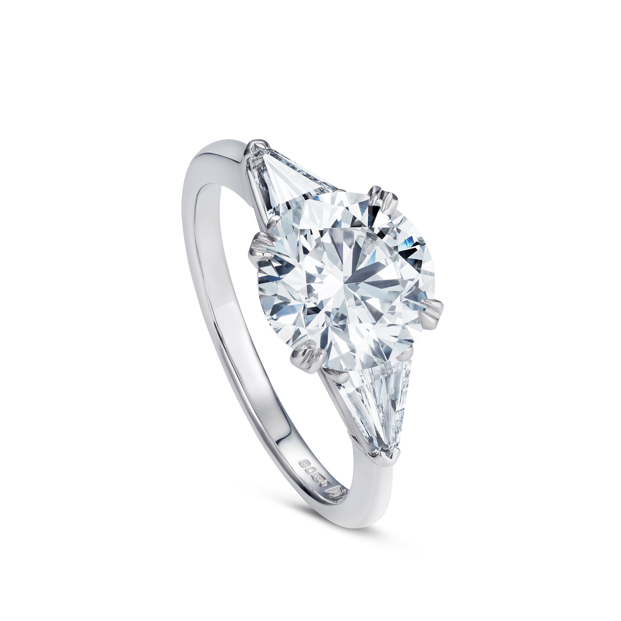 Round Brilliant Cut Diamond Engagement Ring image 0