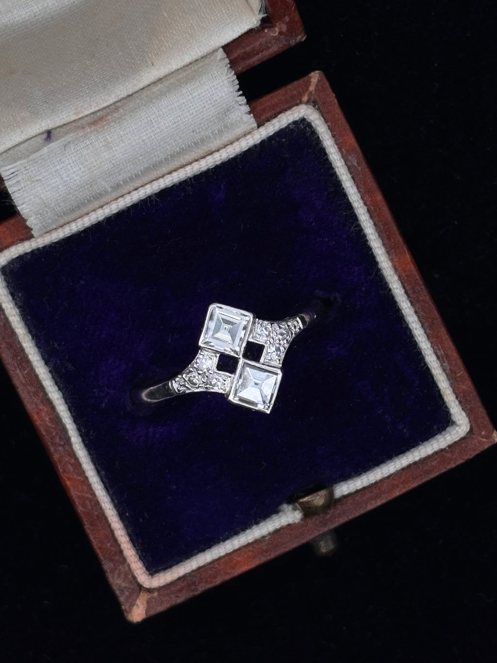 Art Deco Platinum and Diamond Ring