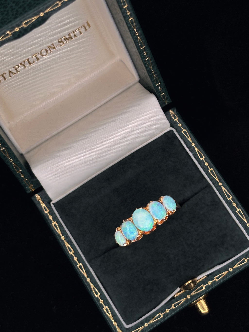 Edwardian Five-Stone Opal Ring