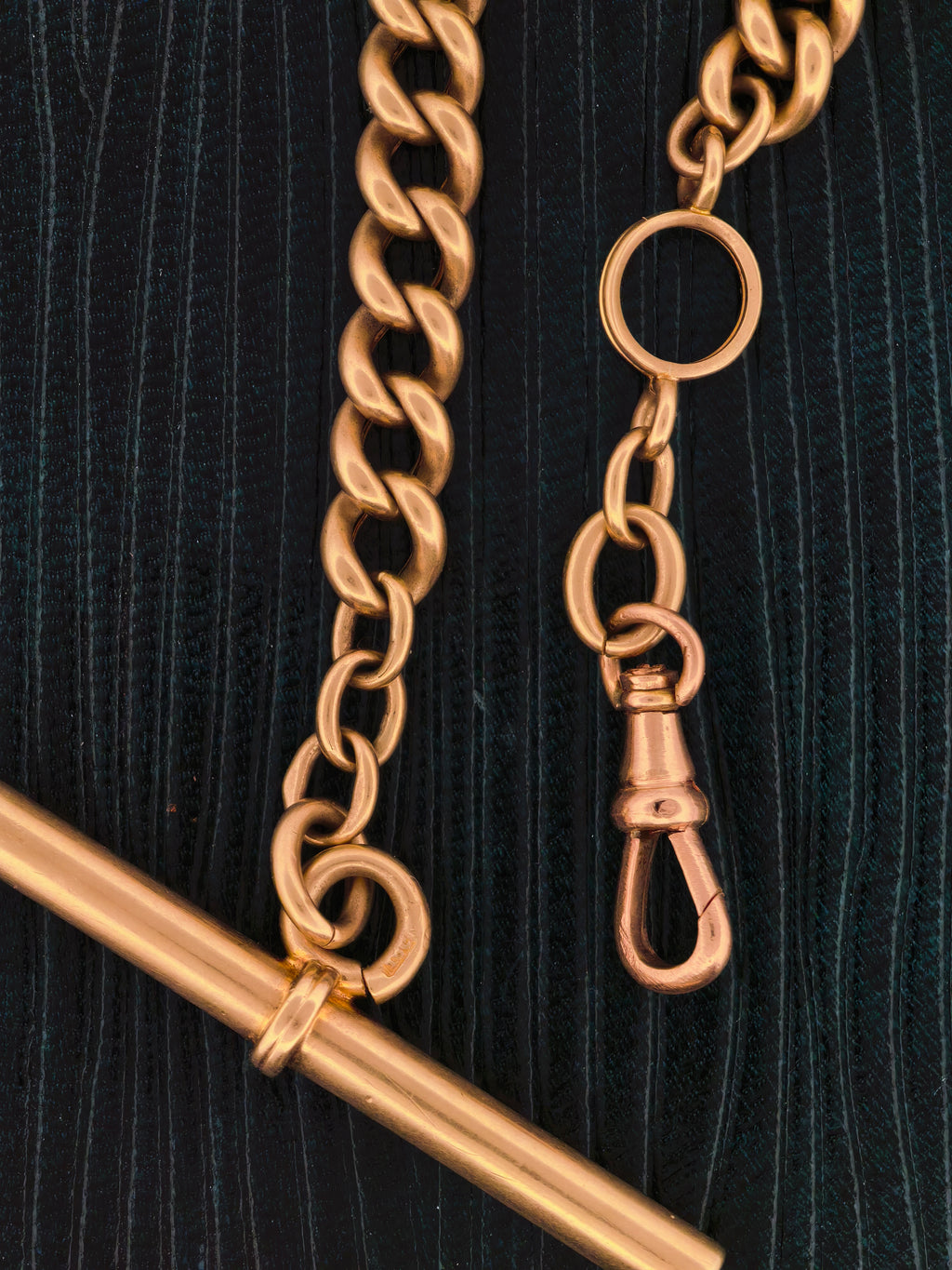 18ct Gold Albert Chain with T-Bar