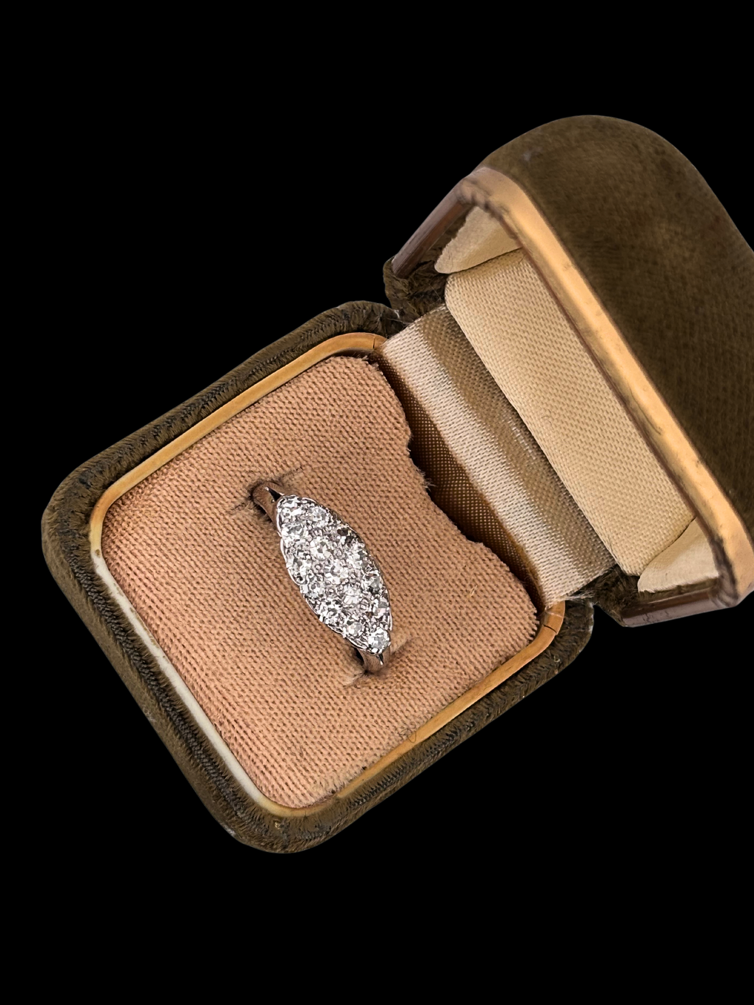 East-West Navette Diamond Ring