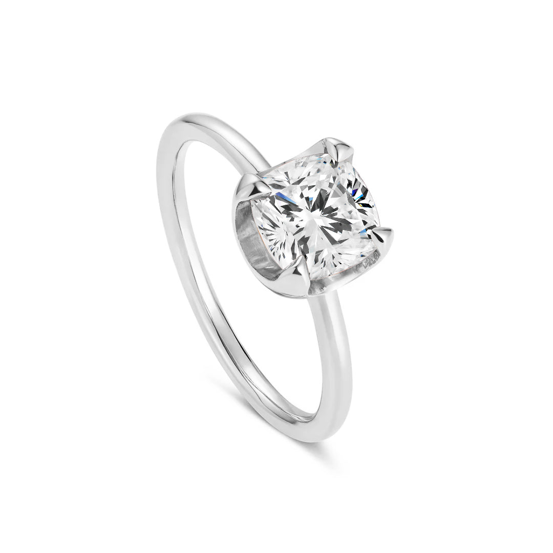 Solitaire Engagement Ring | Fleur De Lys image 0