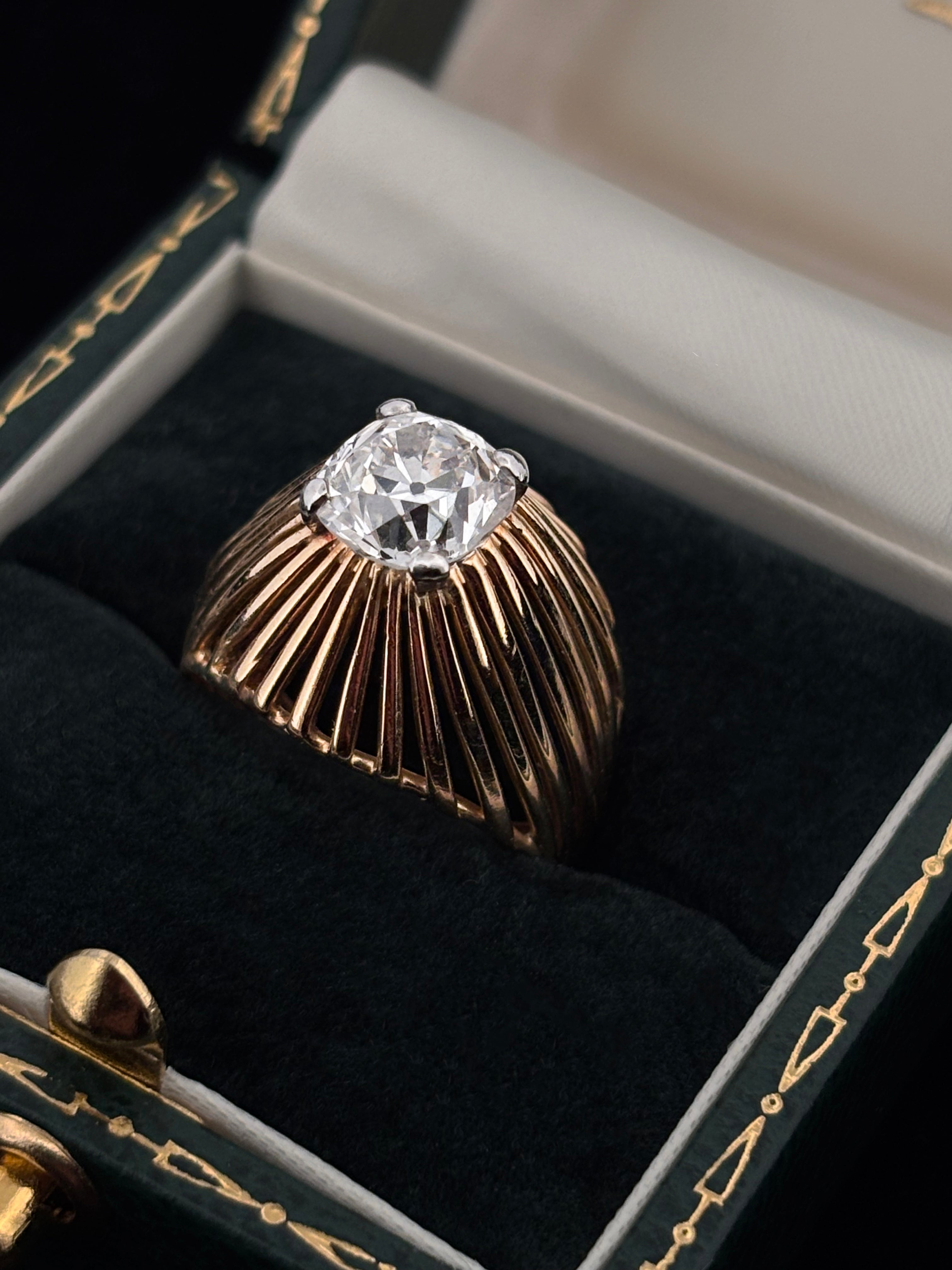 1.83ct Vintage Chaumet Diamond Ring