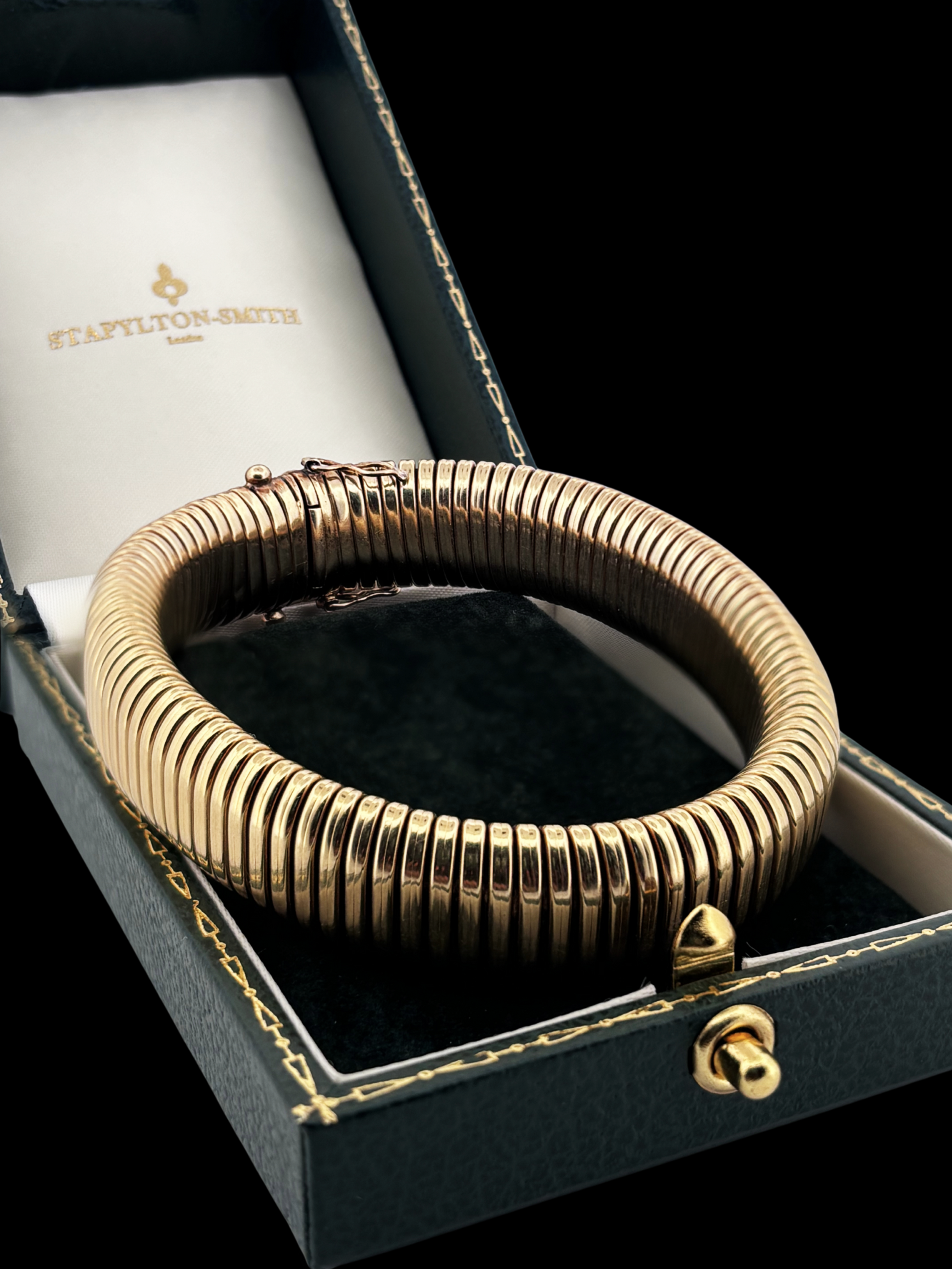Tubogas Gold Bracelet in 18ct Yellow Gold