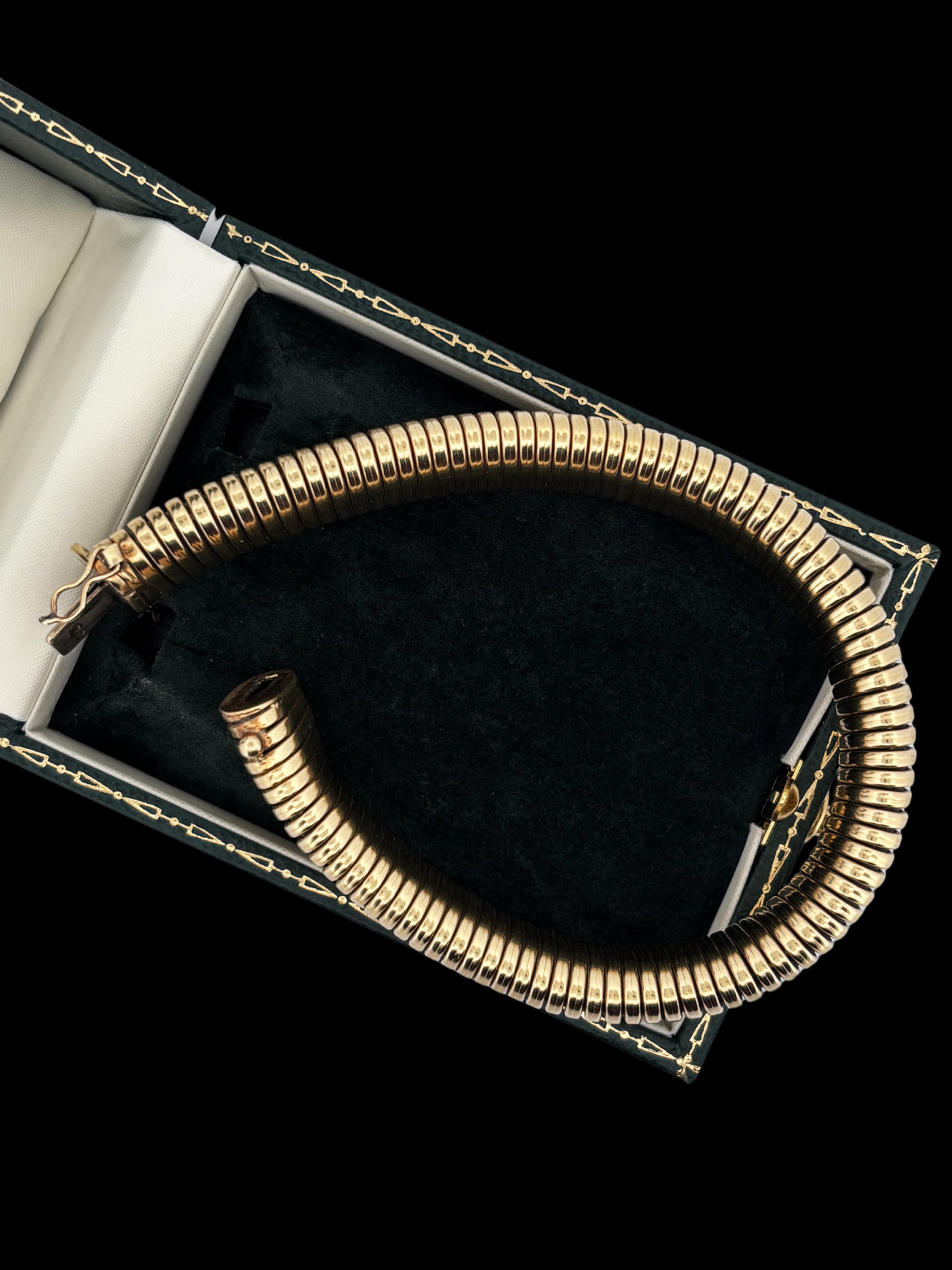Tubogas Gold Bracelet in 18ct Yellow Gold