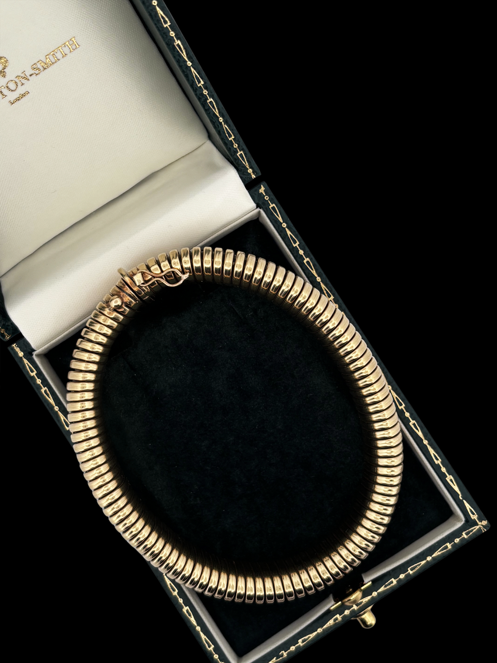Tubogas Gold Bracelet in 18ct Yellow Gold