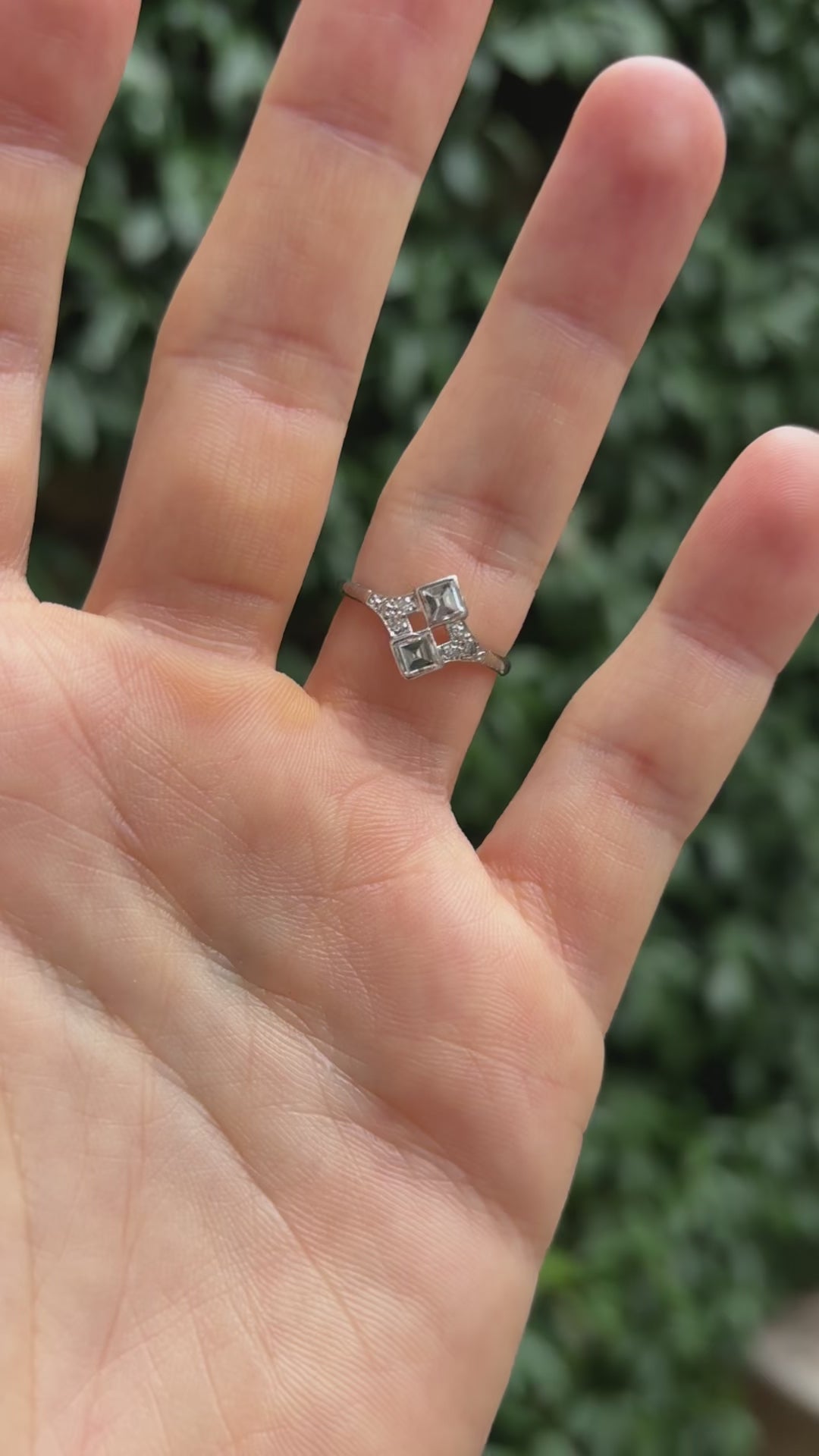 Art Deco Platinum and Diamond Ring